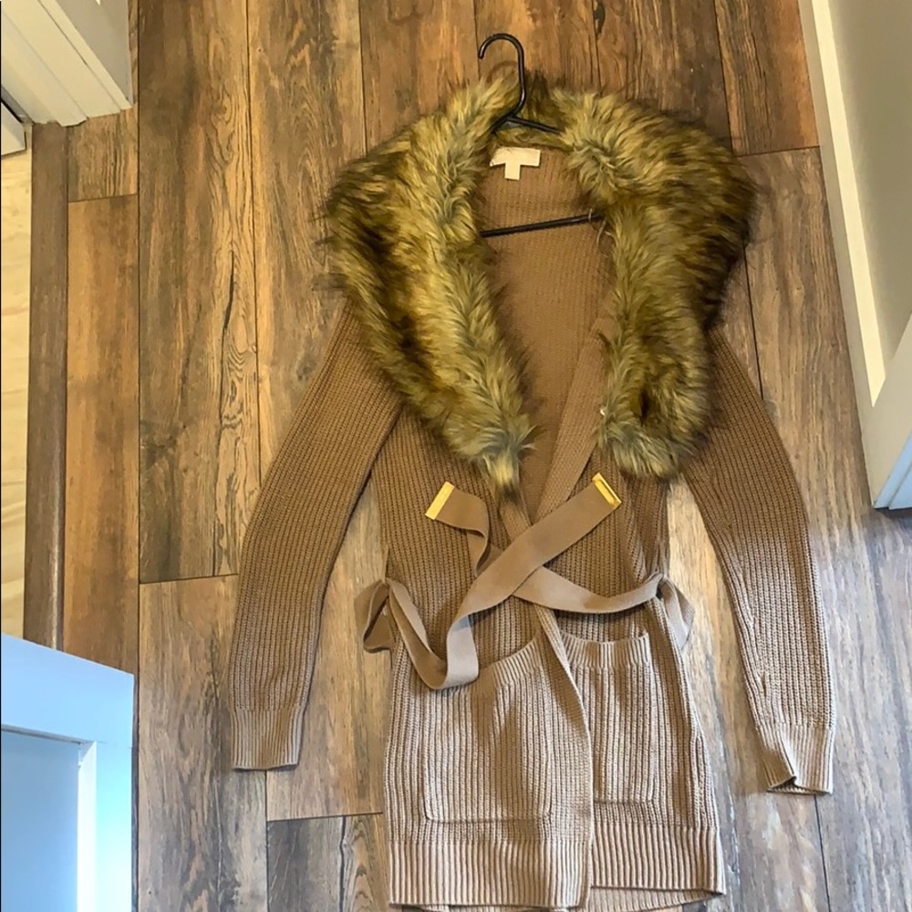 Michael Kors - Long knit cardigan sweater.